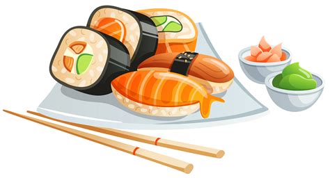 sushi roll clipart|simple sushi clip art.